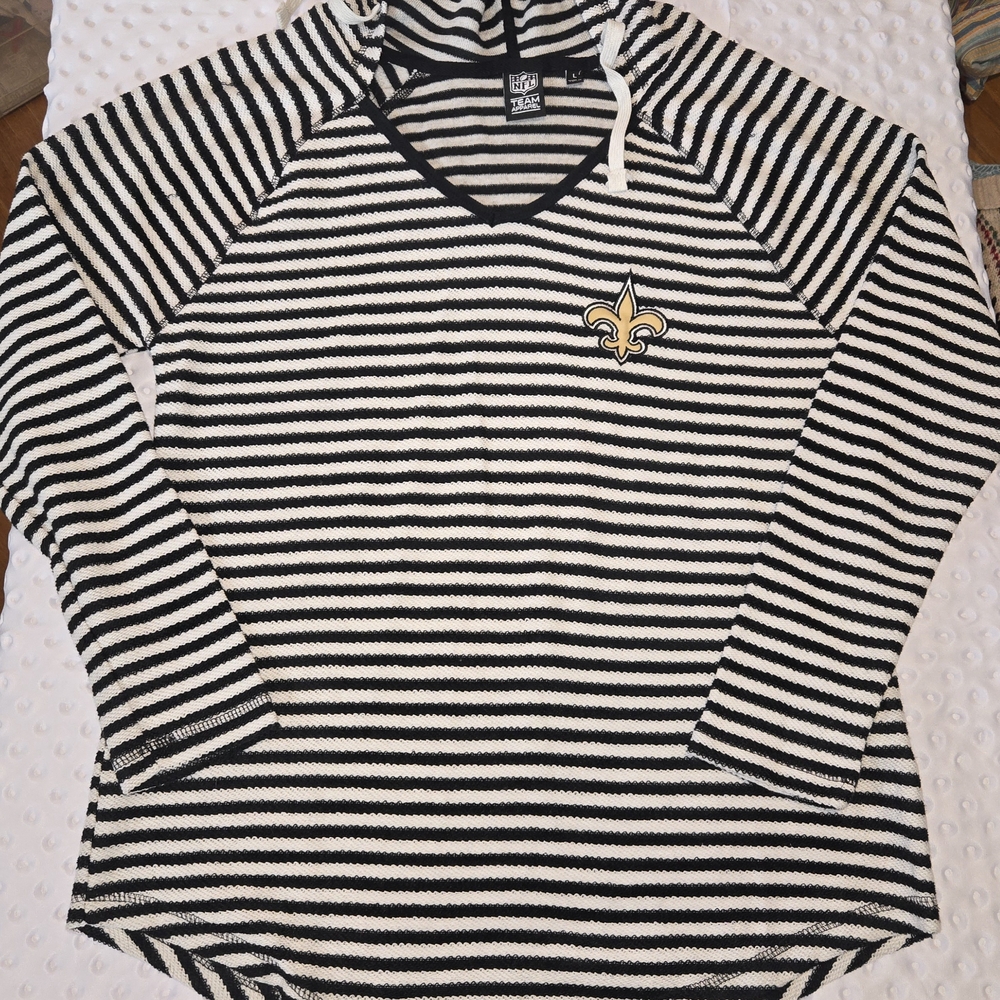 New Orleans Saints Hoodie‎ Sweater Women's Large National Football League NFL